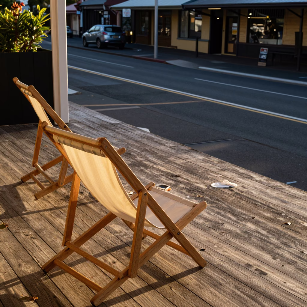 Dinner Remnants in Hobart in in Hobart, Tasmania, Australia