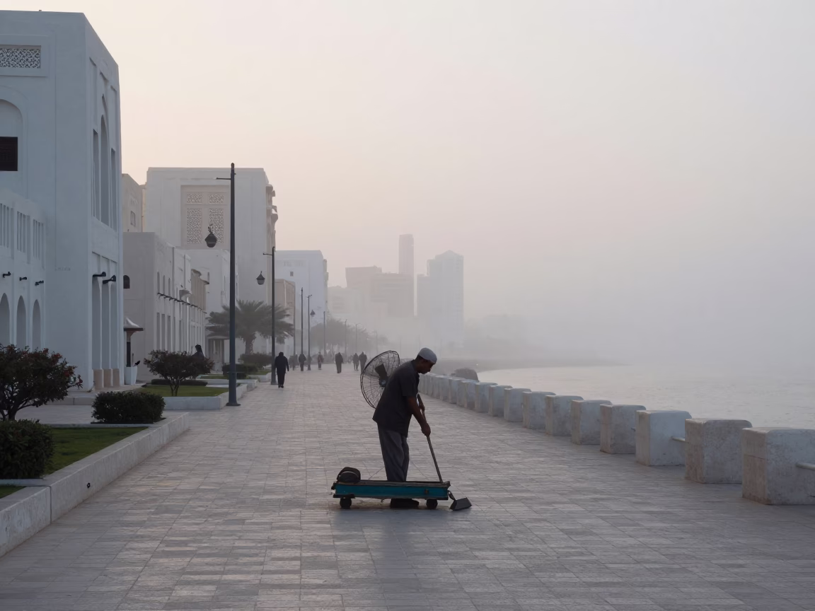 Discarded Fan in Muscat in in Muscat, Oman