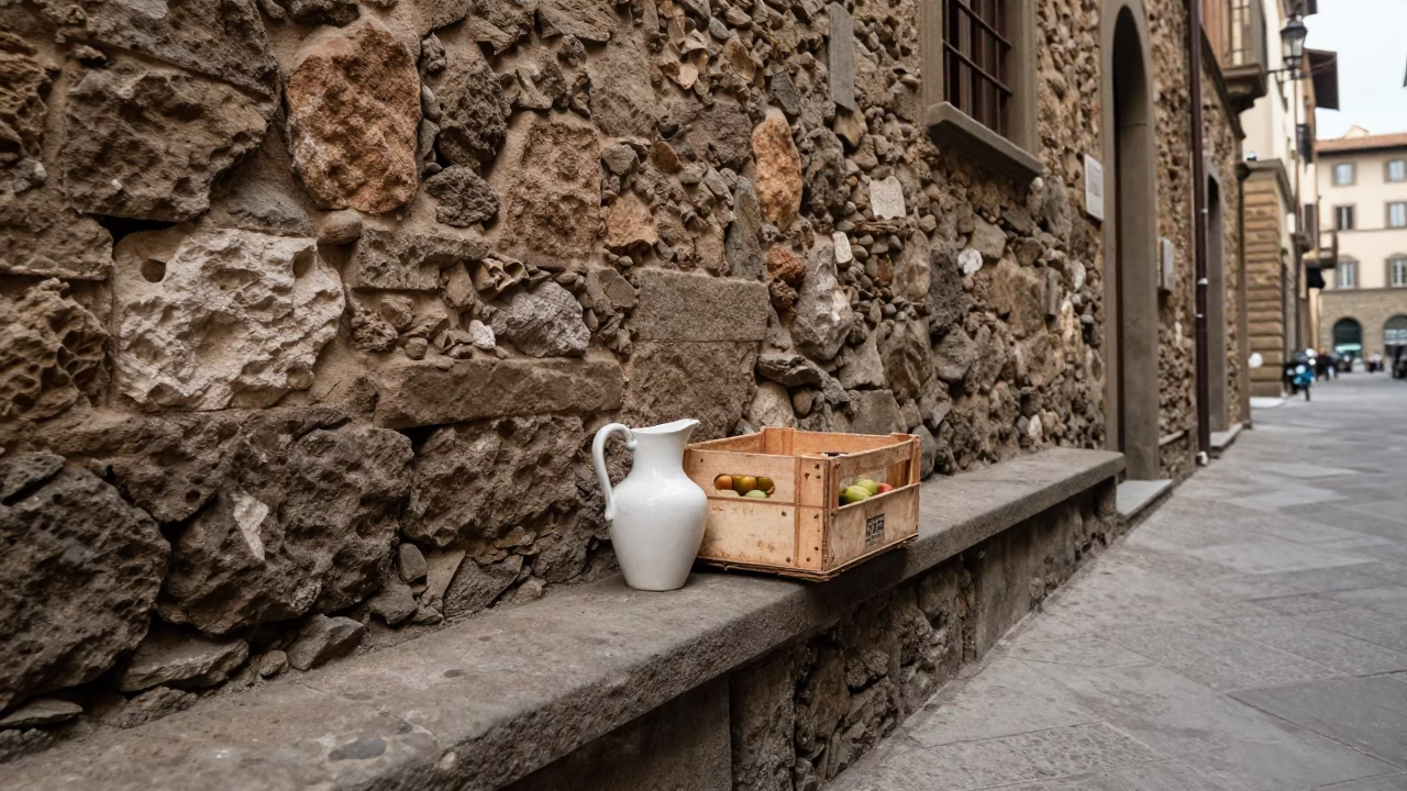 Discarded Items in Florence in in Florence, Italy