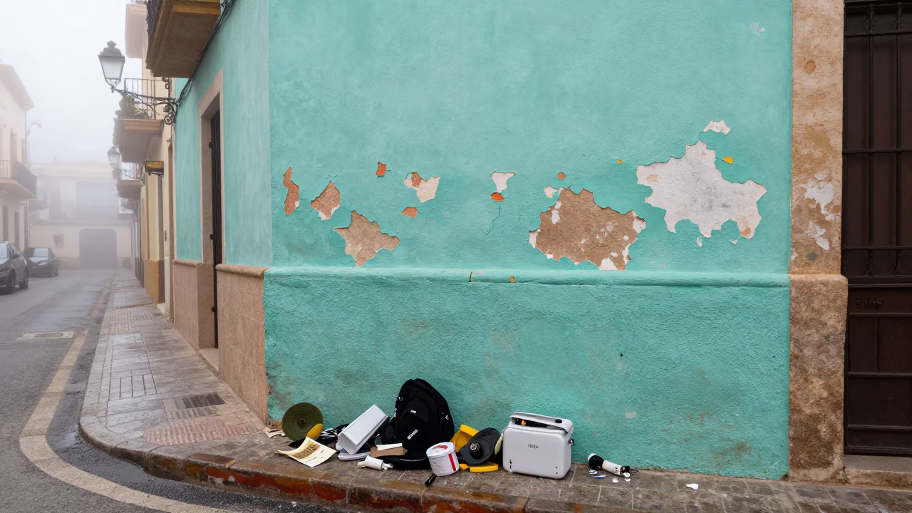 Discarded Items in Valencia in in Valencia, Spain