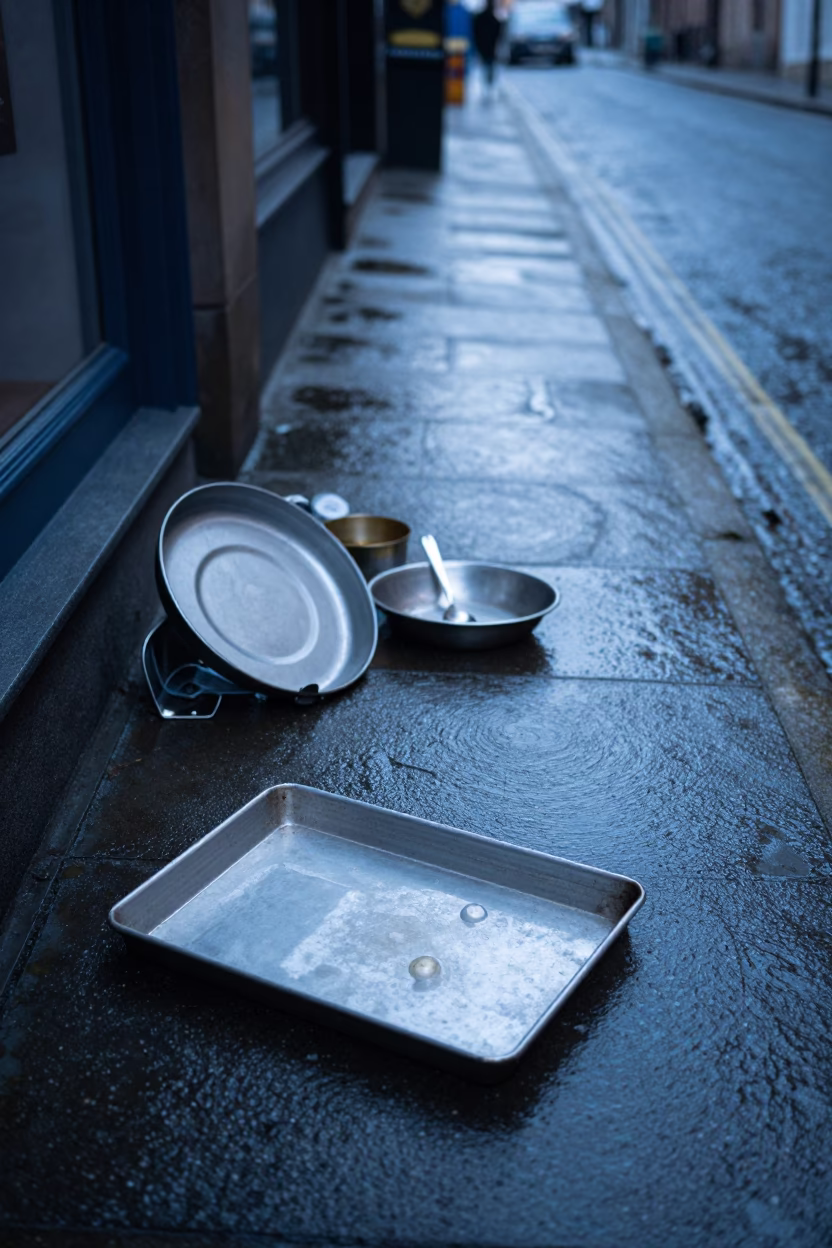 Discarded Kitchenware in Edinburgh in in Edinburgh, United Kingdom