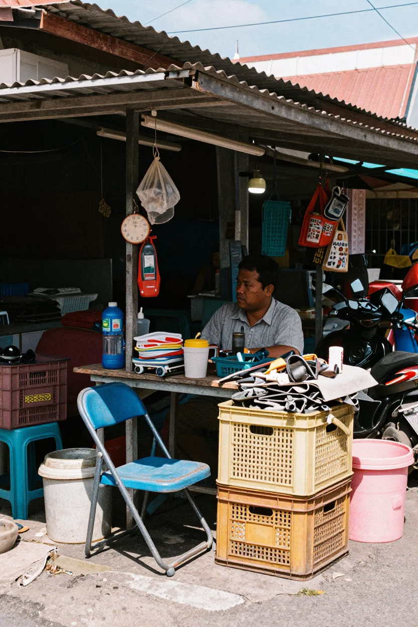 Discarded Tools in Denpasar in in Denpasar, Indonesia