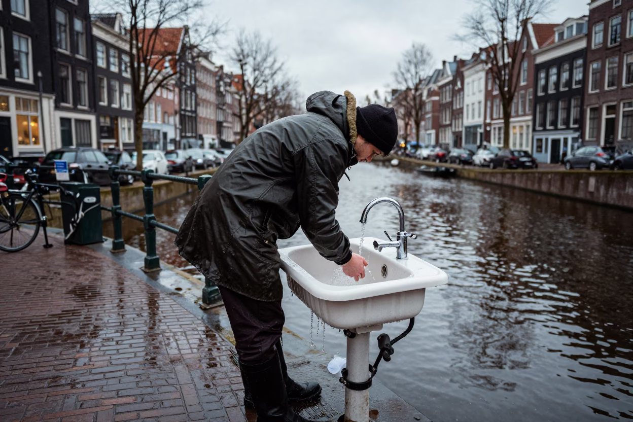 Dish Drainer in Amsterdam in in Amsterdam, Netherlands