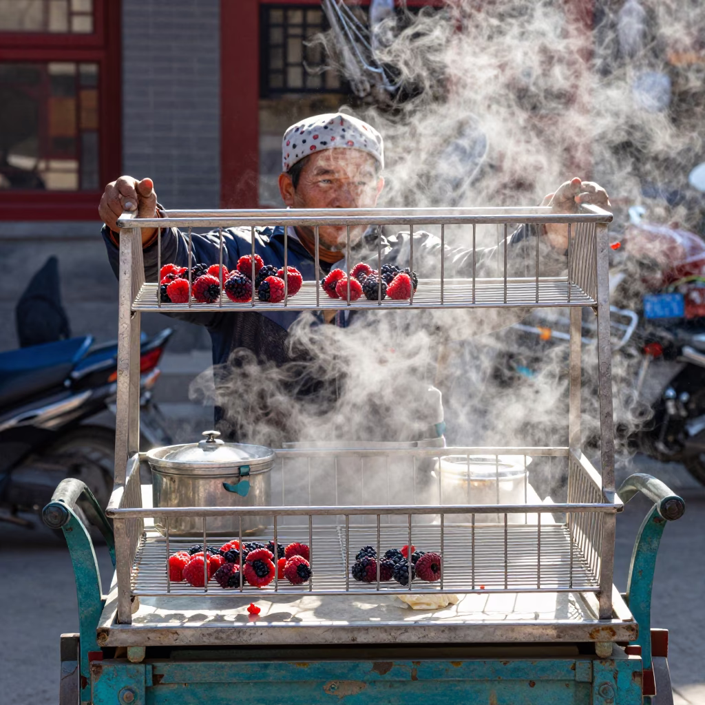 Dish Rack in Beijing in in Beijing, China