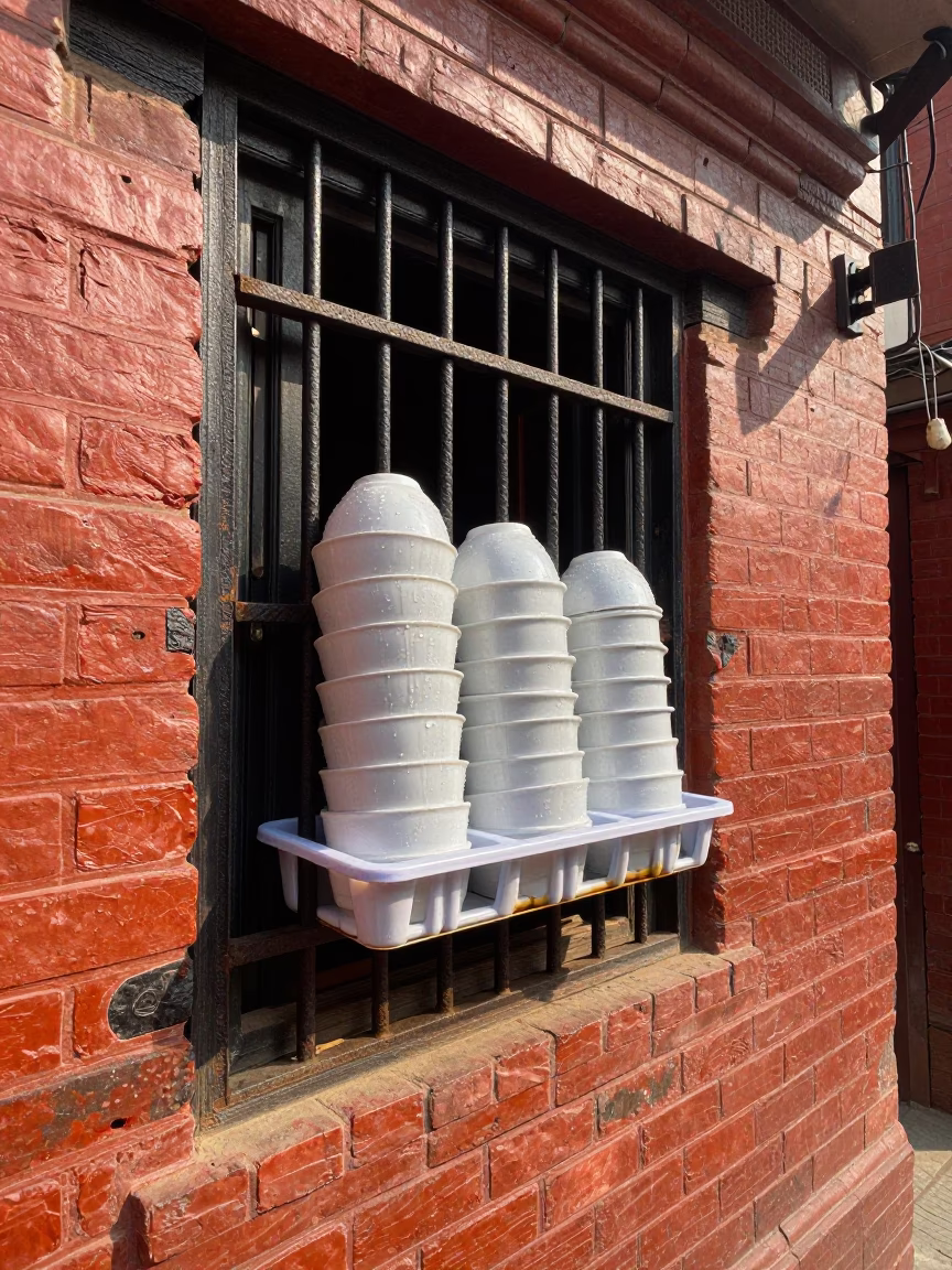 Dish Rack in Kathmandu in in Kathmandu, Nepal
