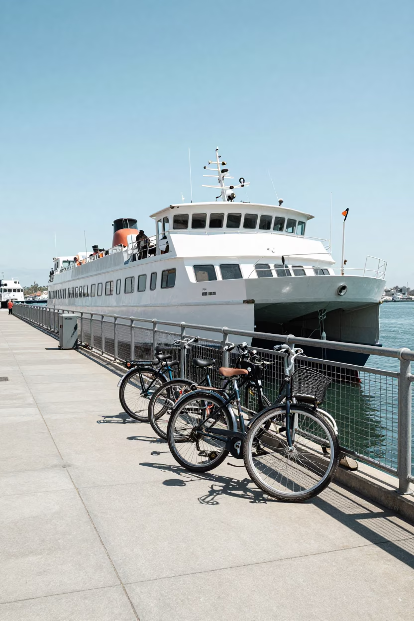 Dock Scene at Midday Light in San Diego in in San Diego, California, United States
