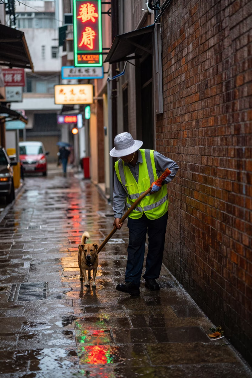 Dog in Hong Kong in in Hong Kong, Hong Kong
