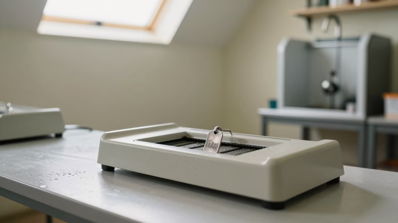 Dog Tag Engraving Station Benguela Pet Shop in at a self-serve dog wash station near Benguela