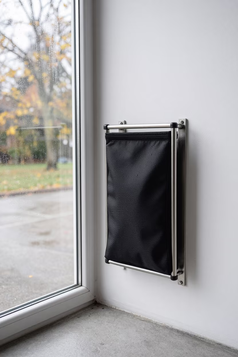 Dog Treat Rail Noon Light in Kennel in in a boarding kennel corridor near Körfez