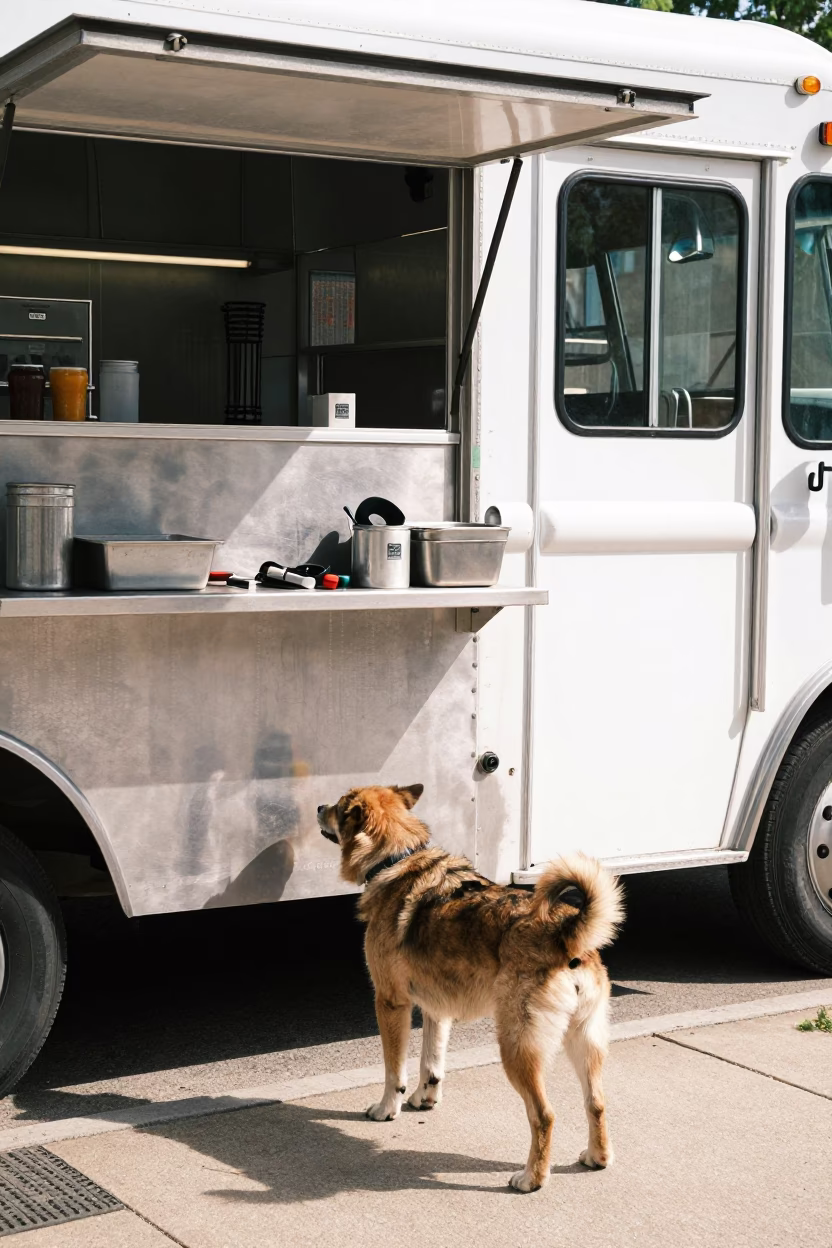 Dog Waiting in Austin in in Austin, Texas, United States