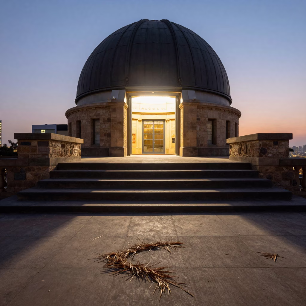 Dome Threshold in Johannesburg at As City Lights Begin To Glow in in Johannesburg, South Africa