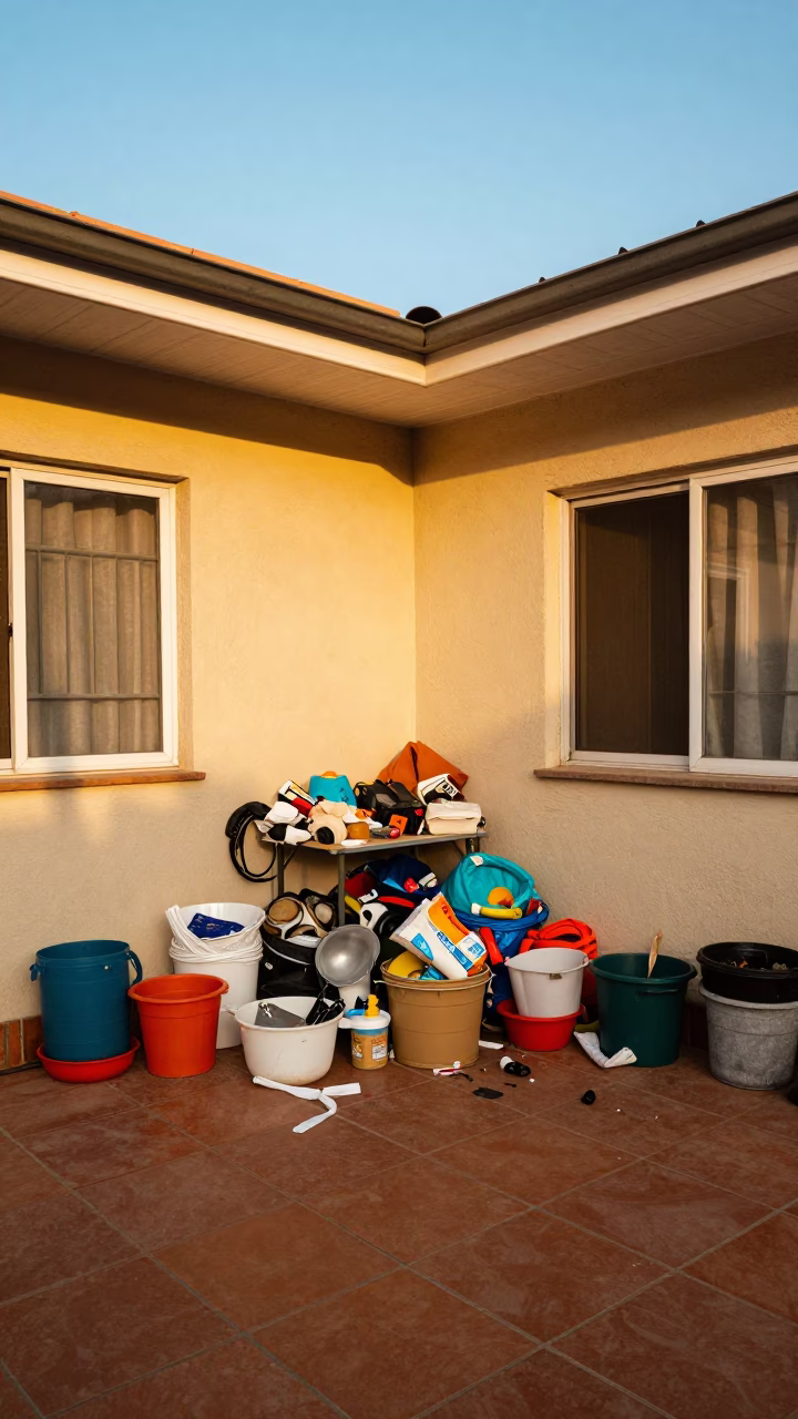 Domestic Clutter in Johannesburg in in Johannesburg, South Africa