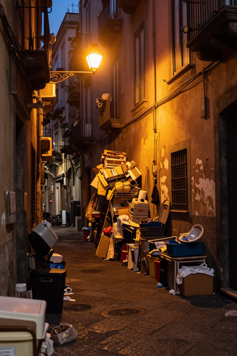 Domestic Clutter in Naples in in Naples, Italy