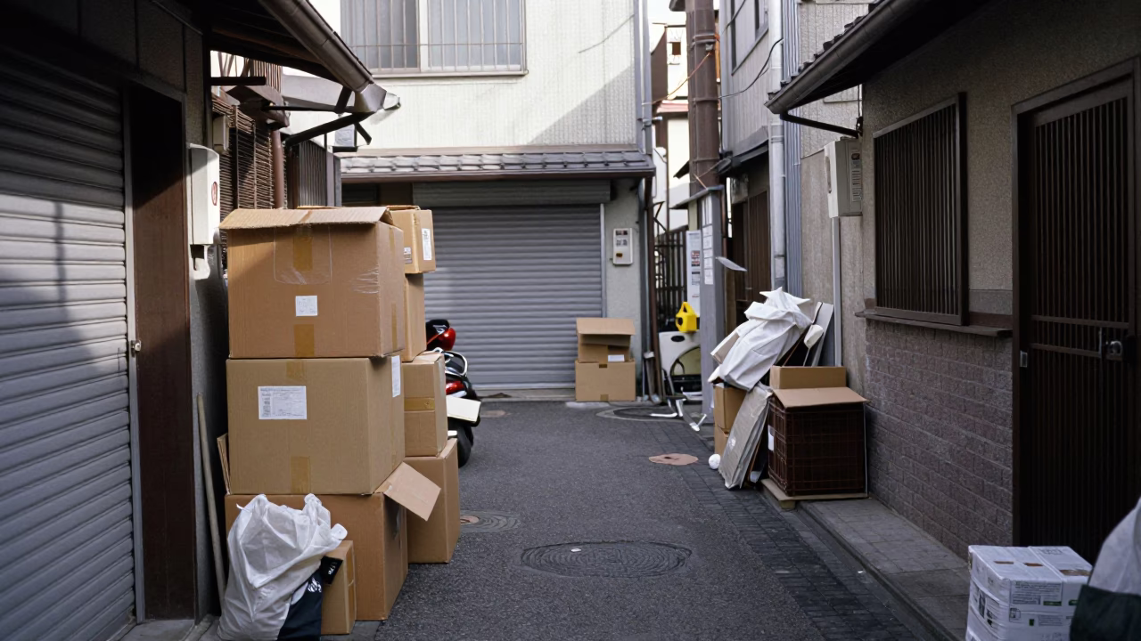 Domestic Clutter in Osaka in in Osaka, Japan