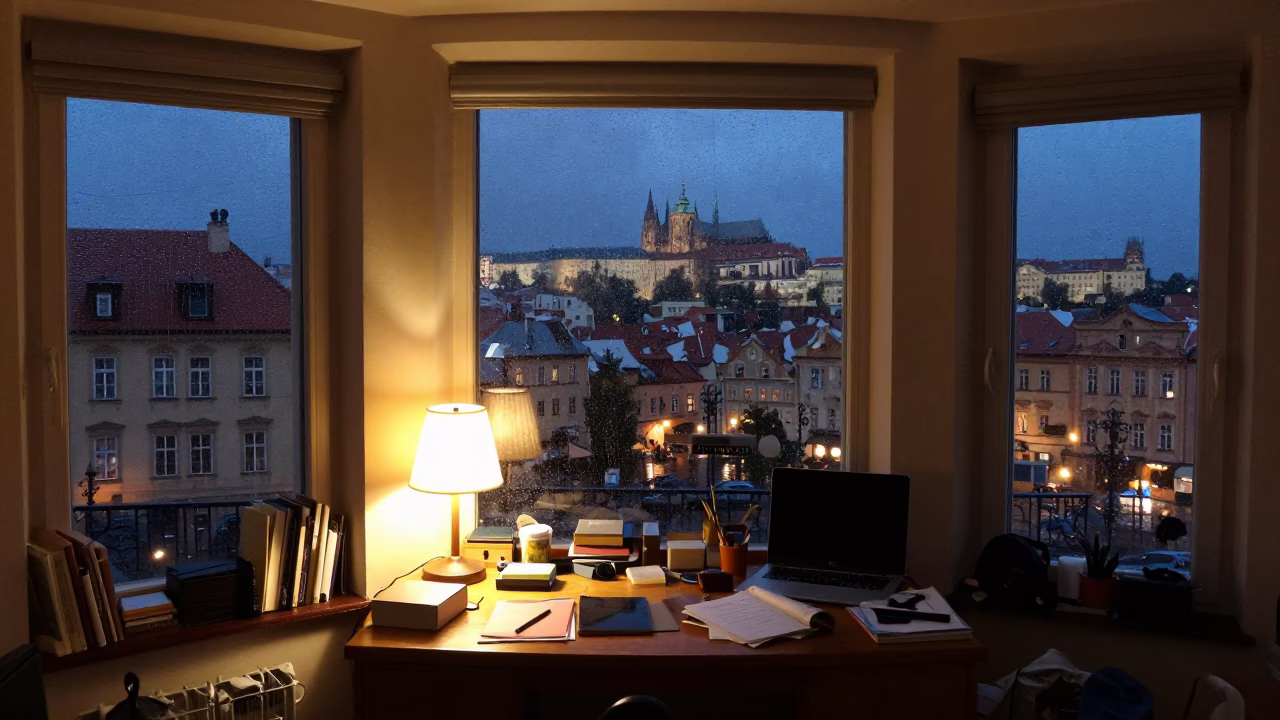 Domestic Clutter in Prague in in Prague, Czech Republic