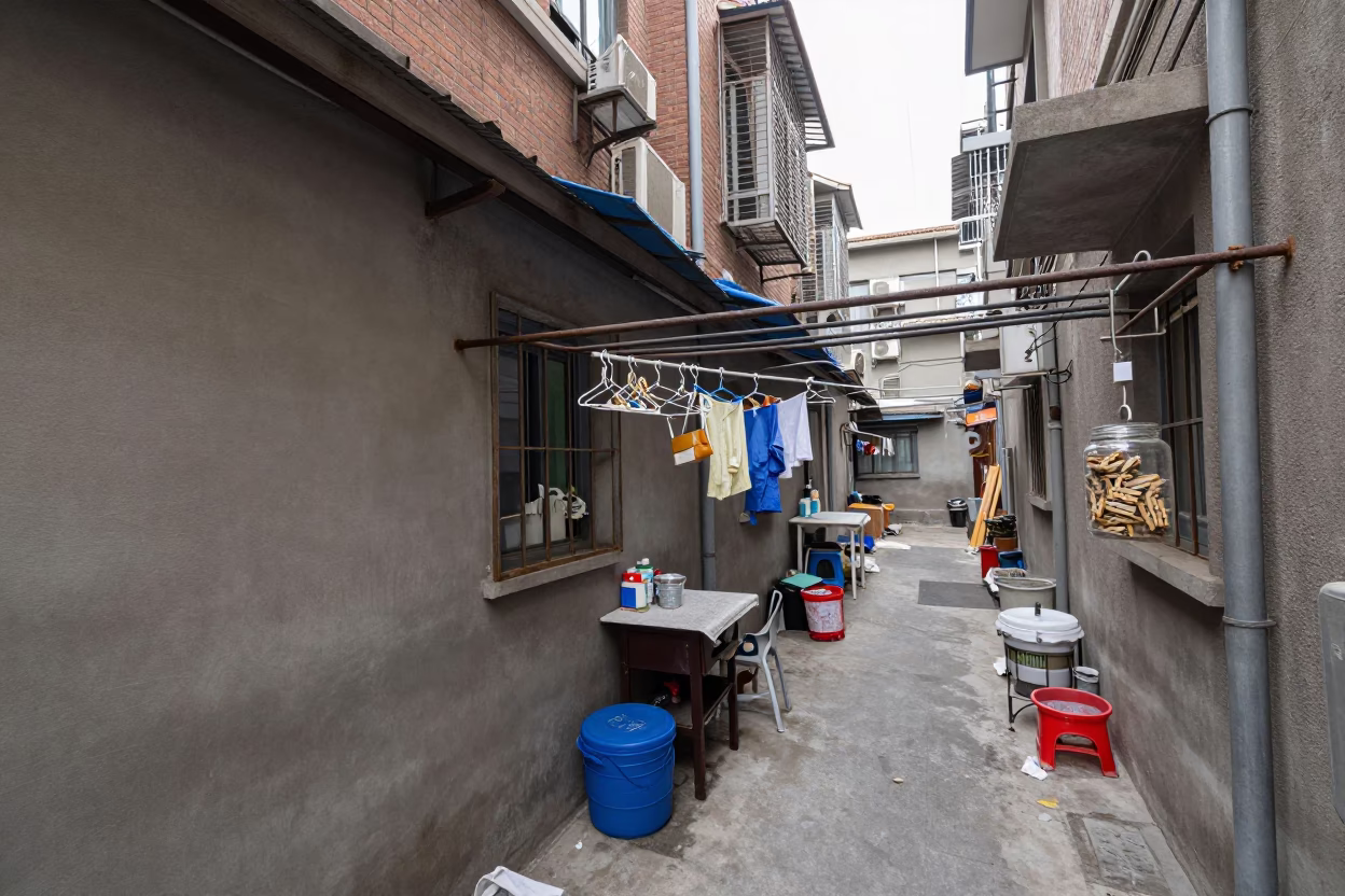 Domestic Corner in Shanghai in in Shanghai, China