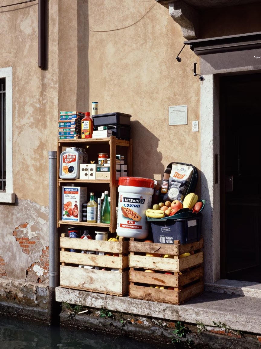 Domestic Items in Milan in in Milan, Italy