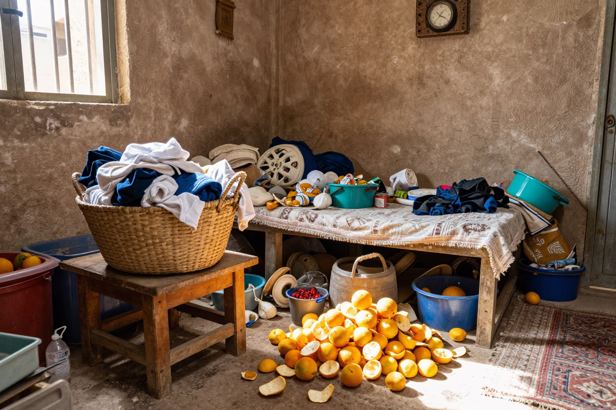 Domestic Scene in Cairo in in Cairo, Egypt