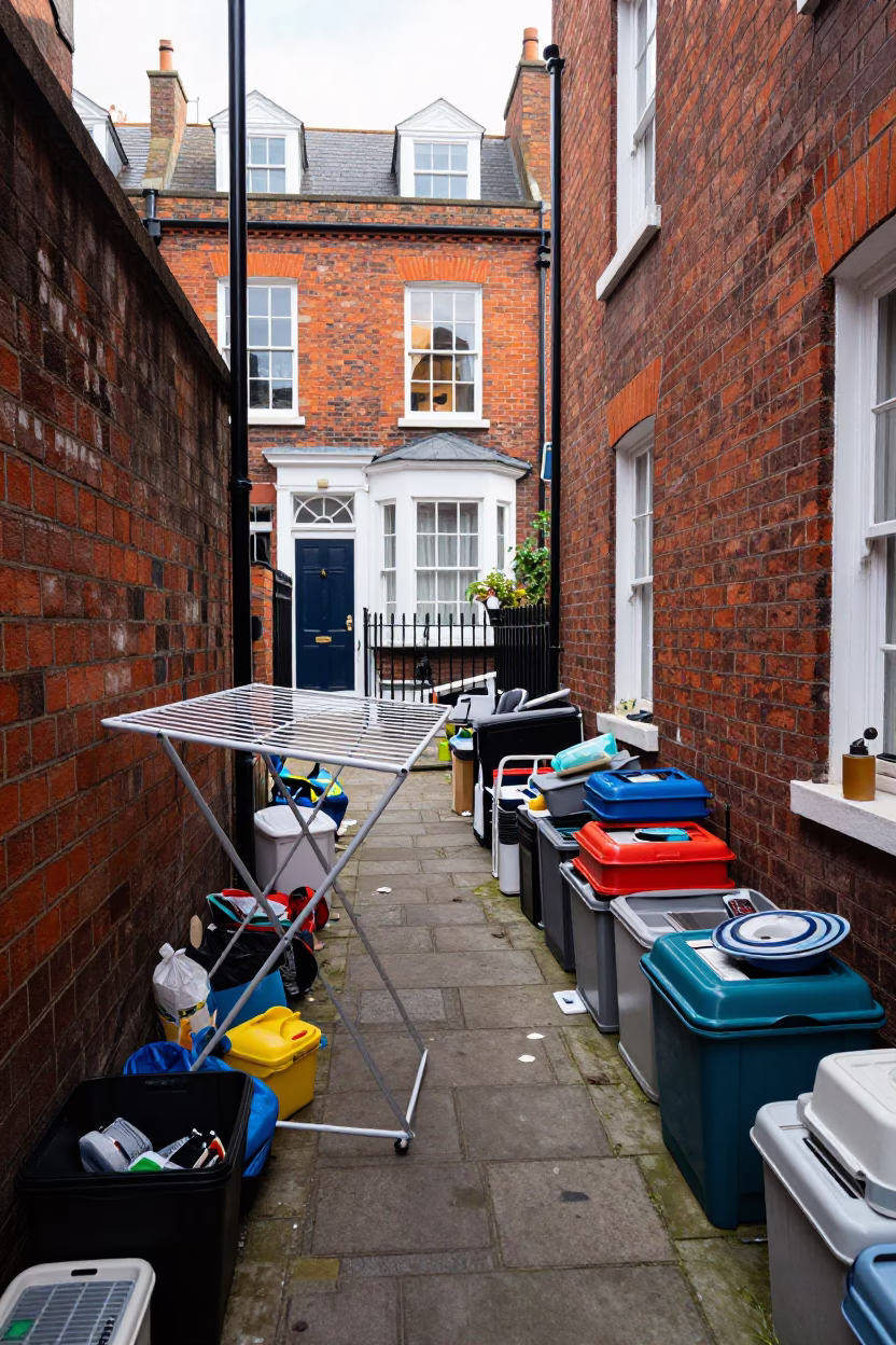Domestic Scene in Liverpool in in Liverpool, United Kingdom