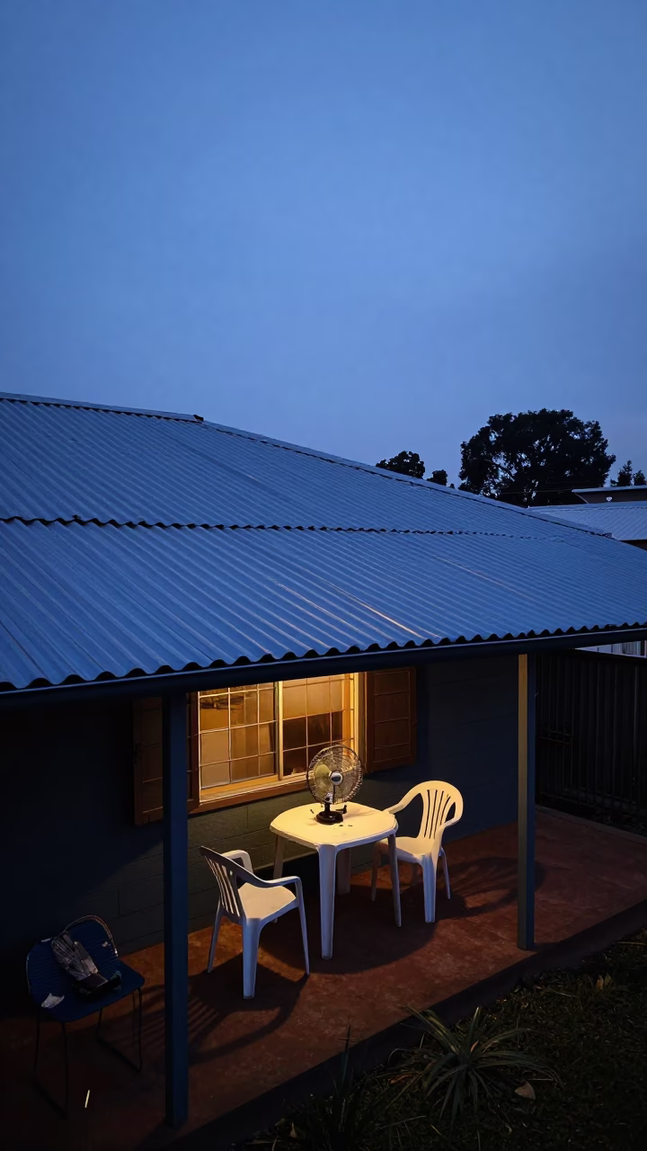 Domestic Veranda in Johannesburg in in Johannesburg, South Africa
