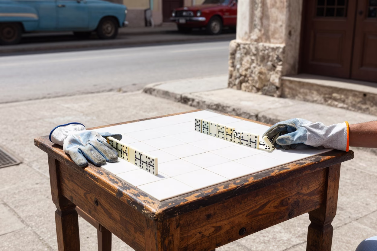 Domino Game in Havana in in Havana, Cuba