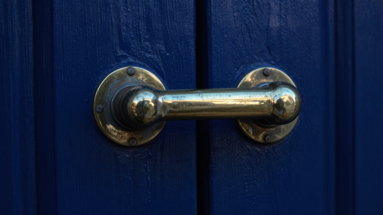 Door Handle in Fez in in Fez, Morocco