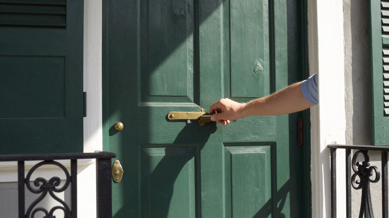 Door Latch in Charleston in in Charleston, South Carolina, United States