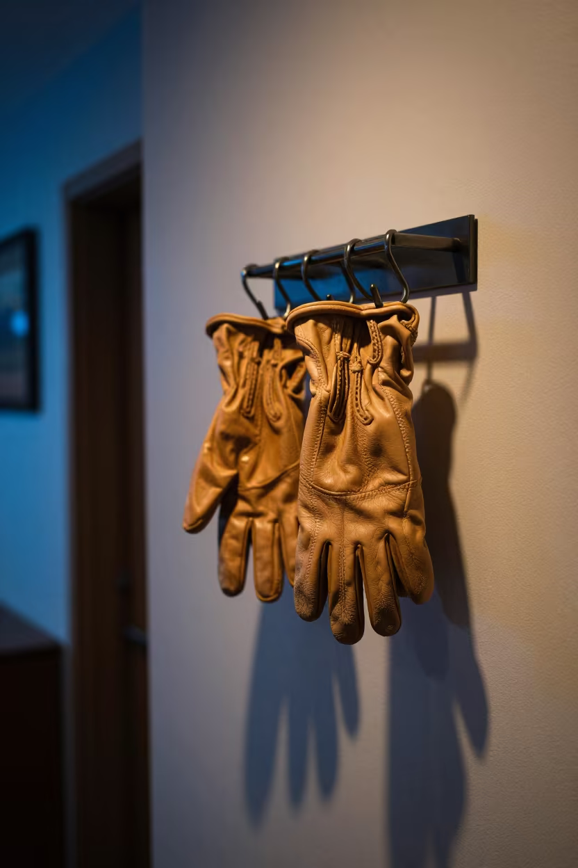 Doorman Glove Dryer Rack in Chongqing Hotel in at a reception desk under warm light near Chongqing