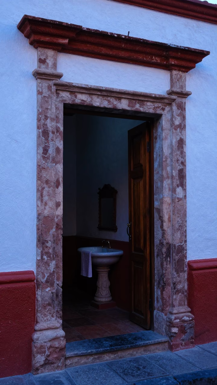 Doorway Entrance in Oaxaca in in Oaxaca, Mexico