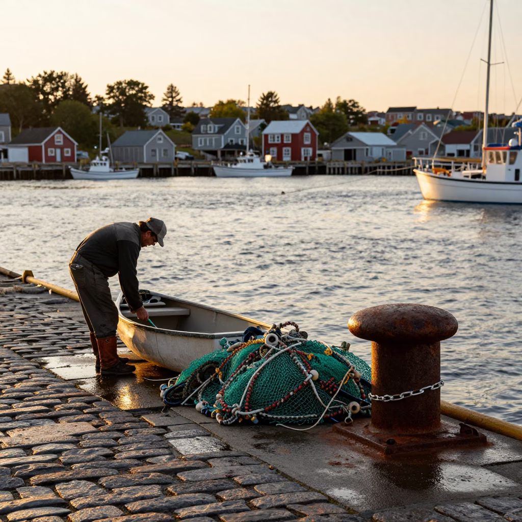 Dory Rigging in Halifax in in Halifax, Nova Scotia, Canada