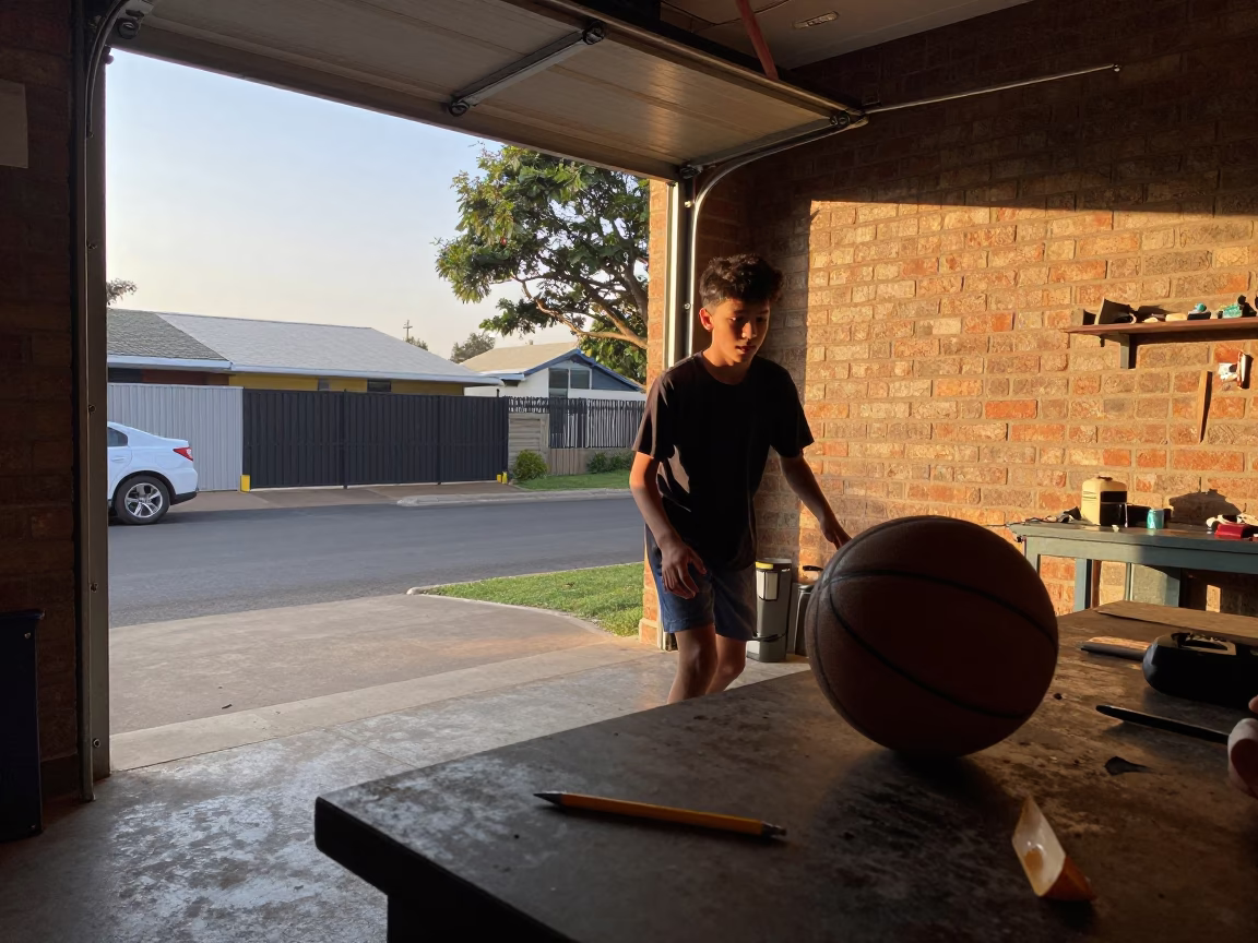 Dribbling Basketball in Johannesburg in in Johannesburg, South Africa