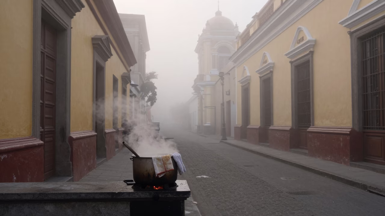 Dripping Towel in Lima in in Lima, Peru