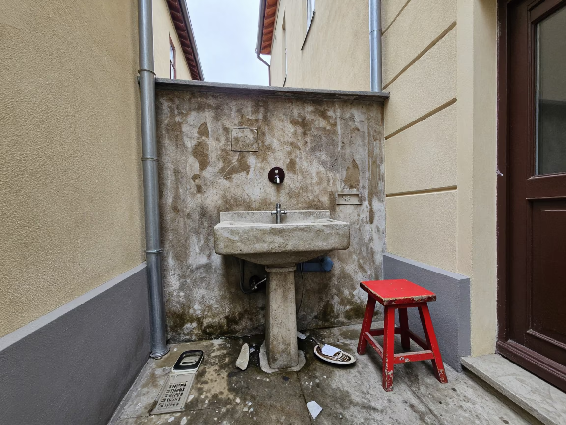 Drying Area in Budapest in in Budapest, Hungary