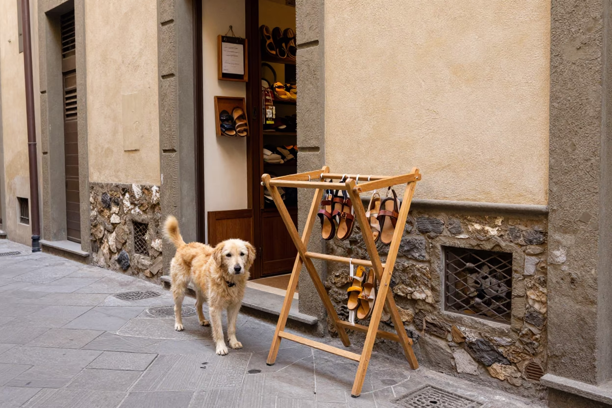 Drying Rack in Florence in in Florence, Italy