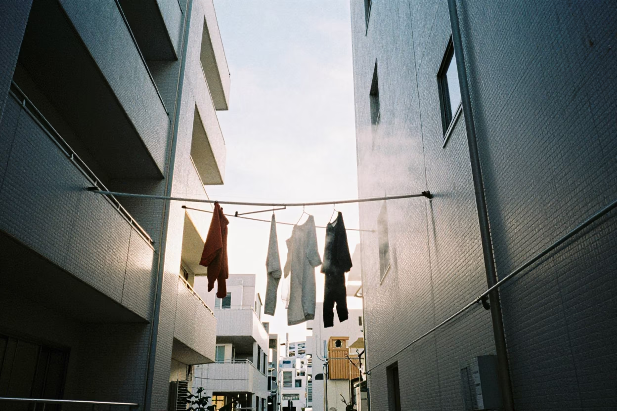 Drying Rack in Tokyo in in Tokyo, Japan