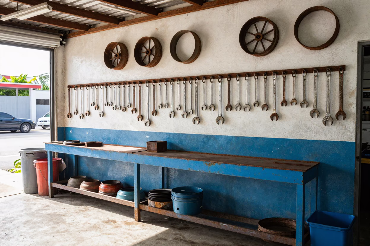 Drying Rims in Miami in in Miami, Florida, United States