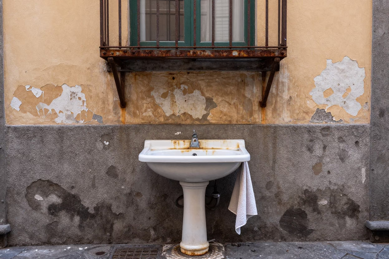 Drying Rug in Naples in in Naples, Italy