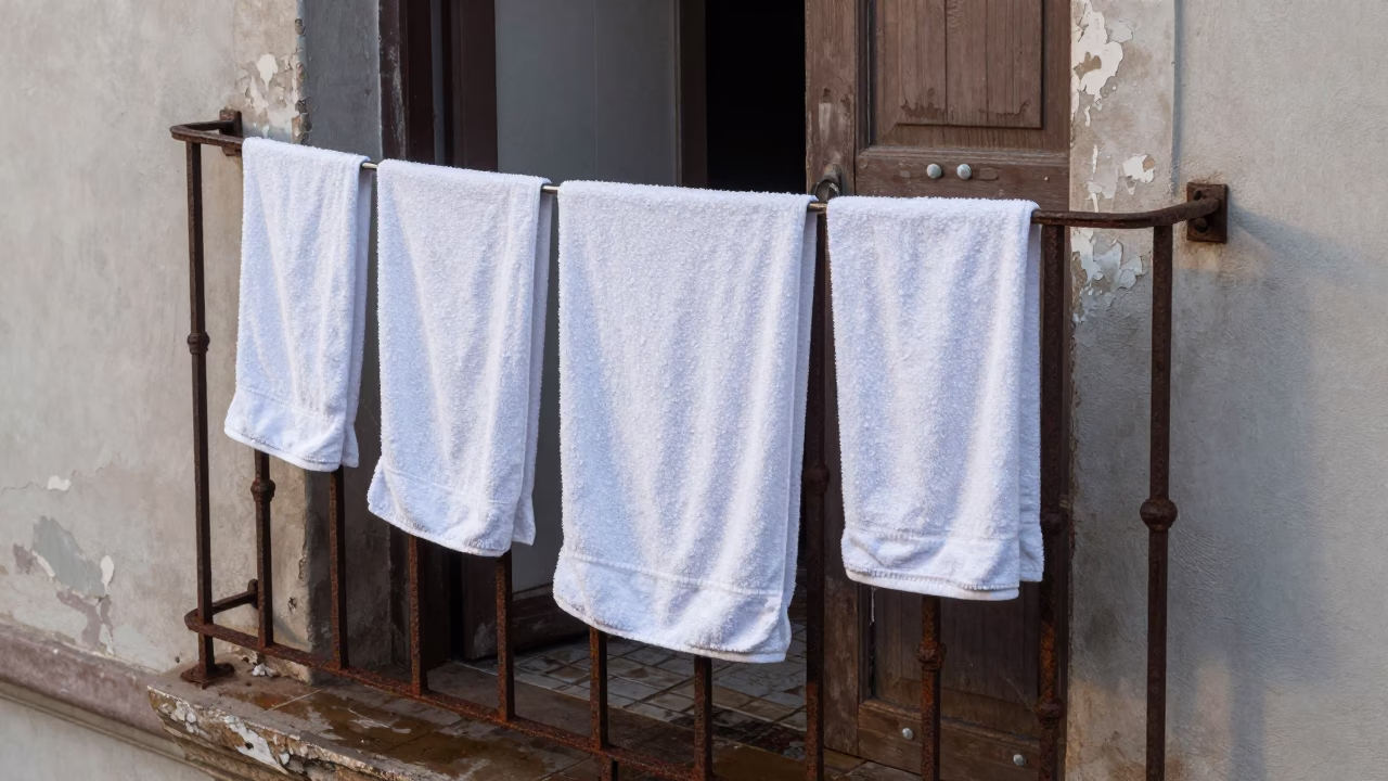 Drying Towels in Buenos Aires in in Buenos Aires, Argentina