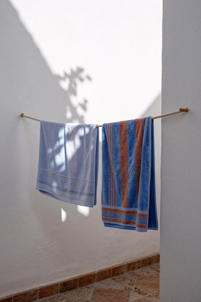 Drying Towels in Granada in in Granada, Spain