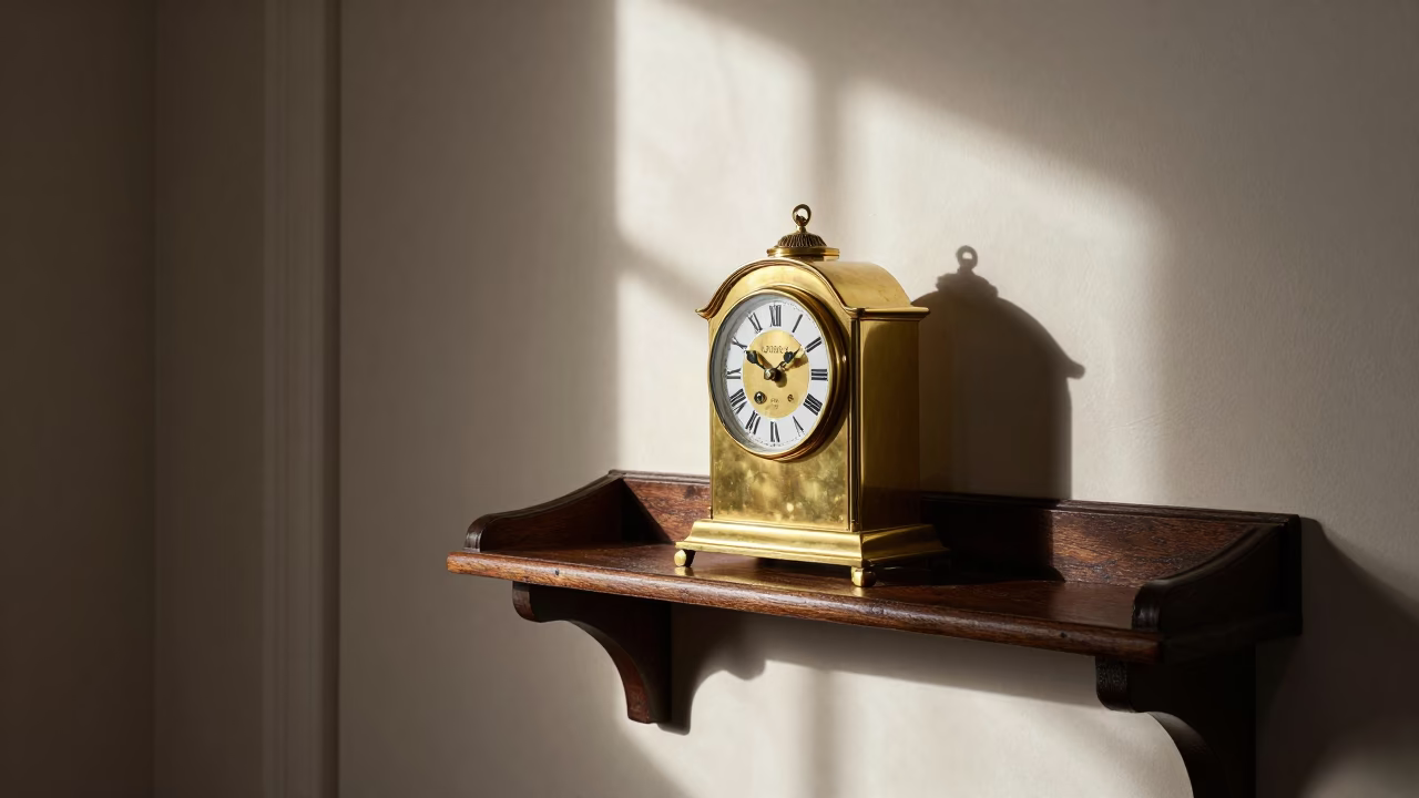 Dublin Brass Mantel Clock in in Dublin, Ireland