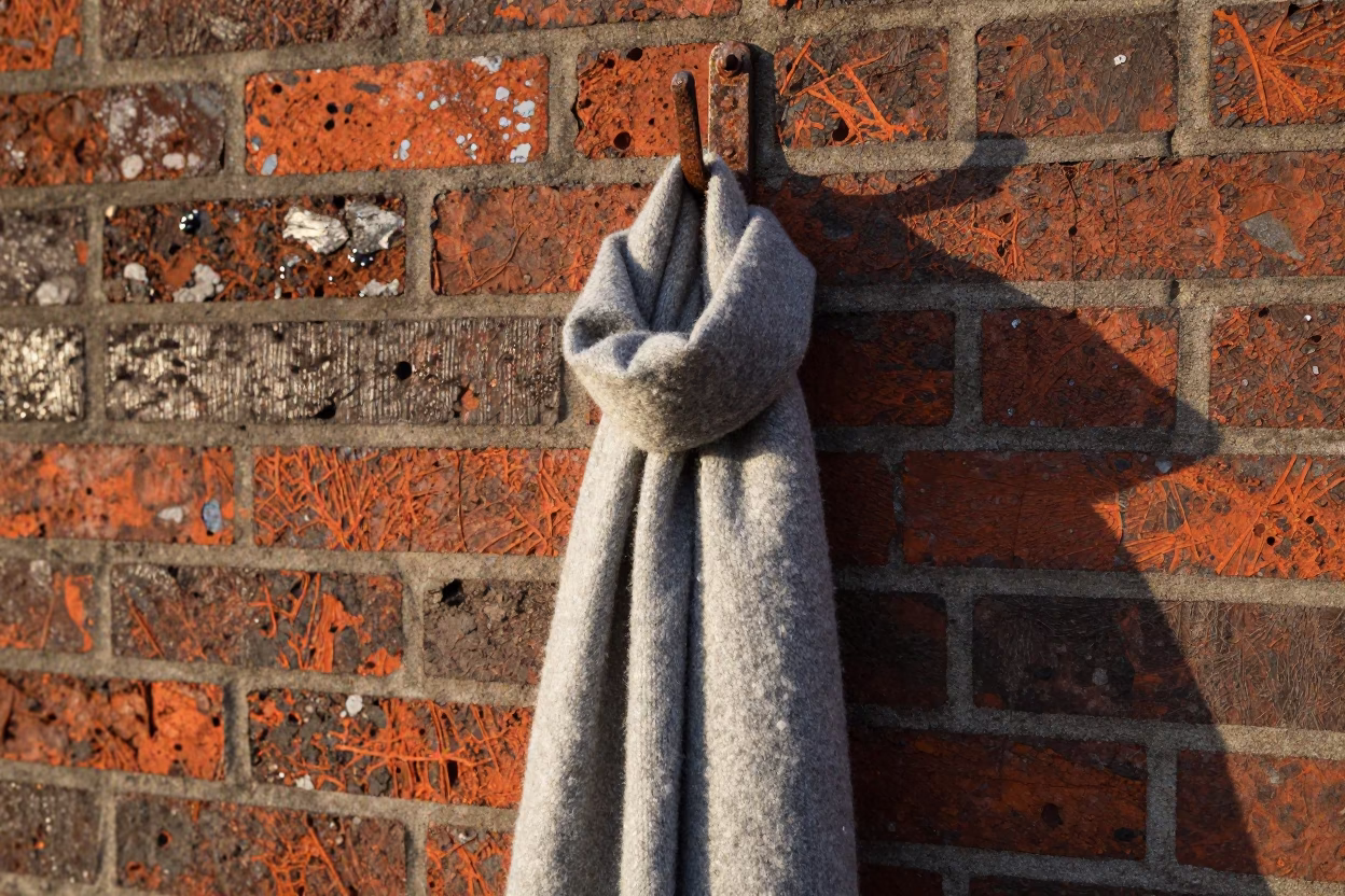 Dublin Damp Wool Scarf in in Dublin, Ireland