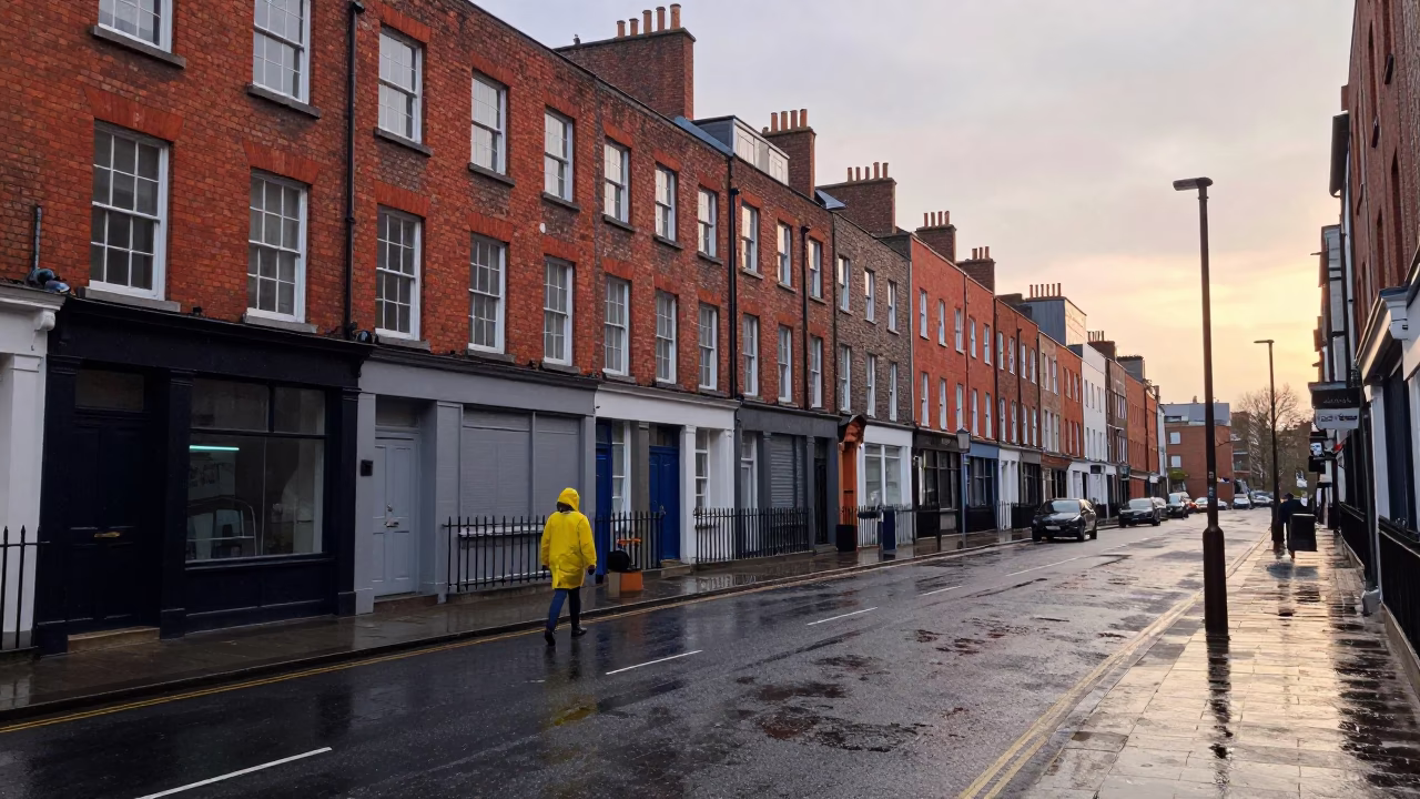 Dublin Street in Dublin in in Dublin, Ireland
