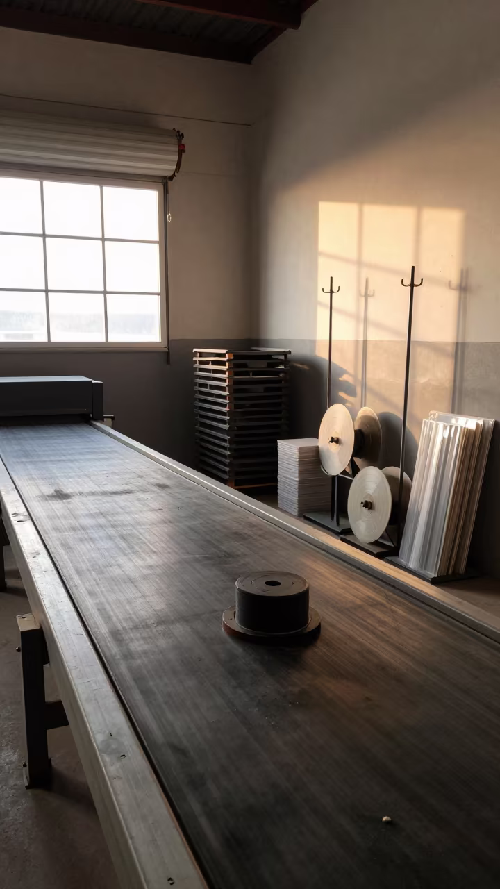 Dunnage Airbag Valve Stem Cup in Lusaka Warehouse in at a parcel sorting belt near Lusaka