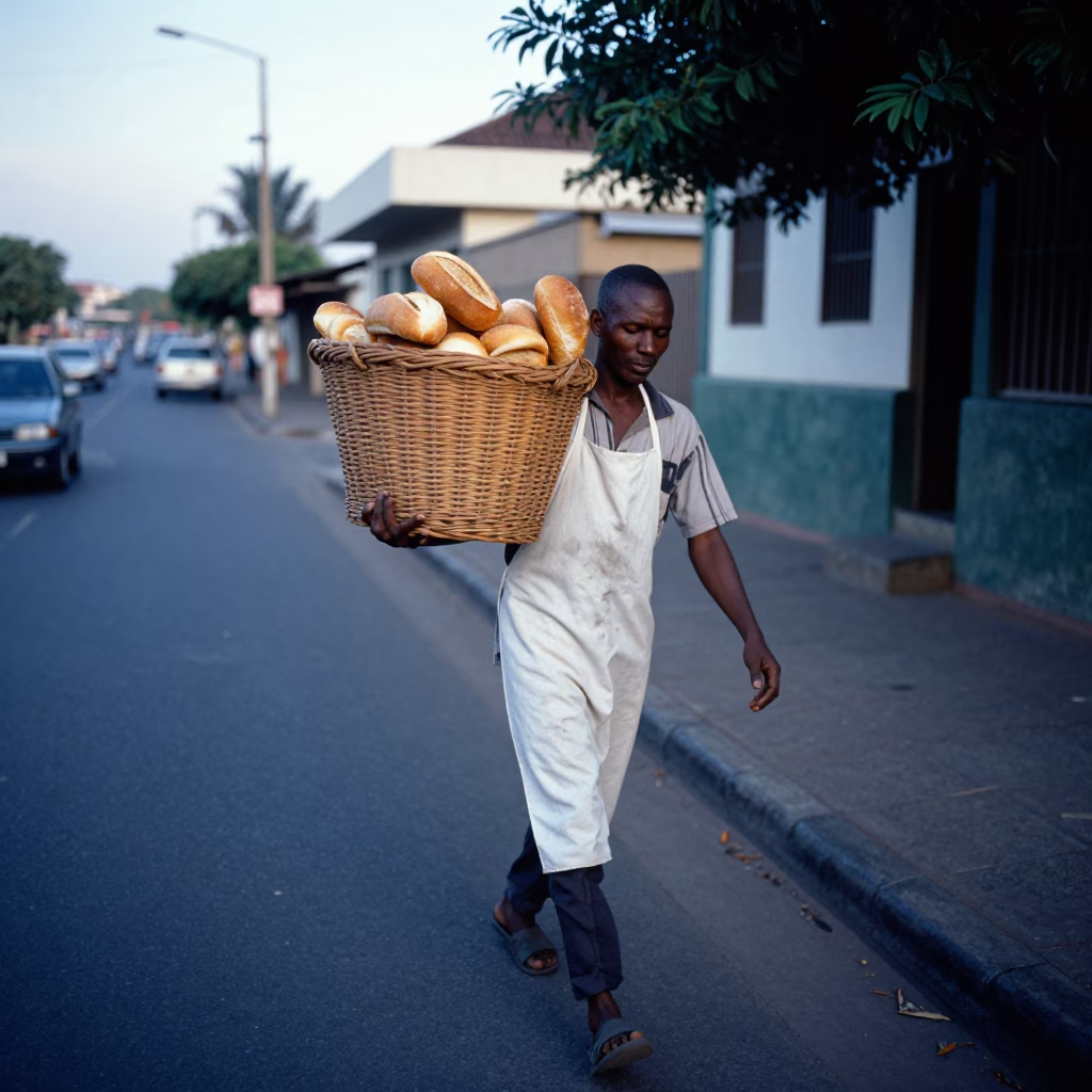 Durban Bread Basket at Early Morning Light in in Durban, South Africa