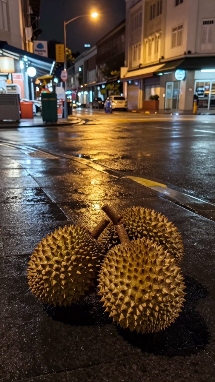 Durian Fruit in Singapore in in Singapore