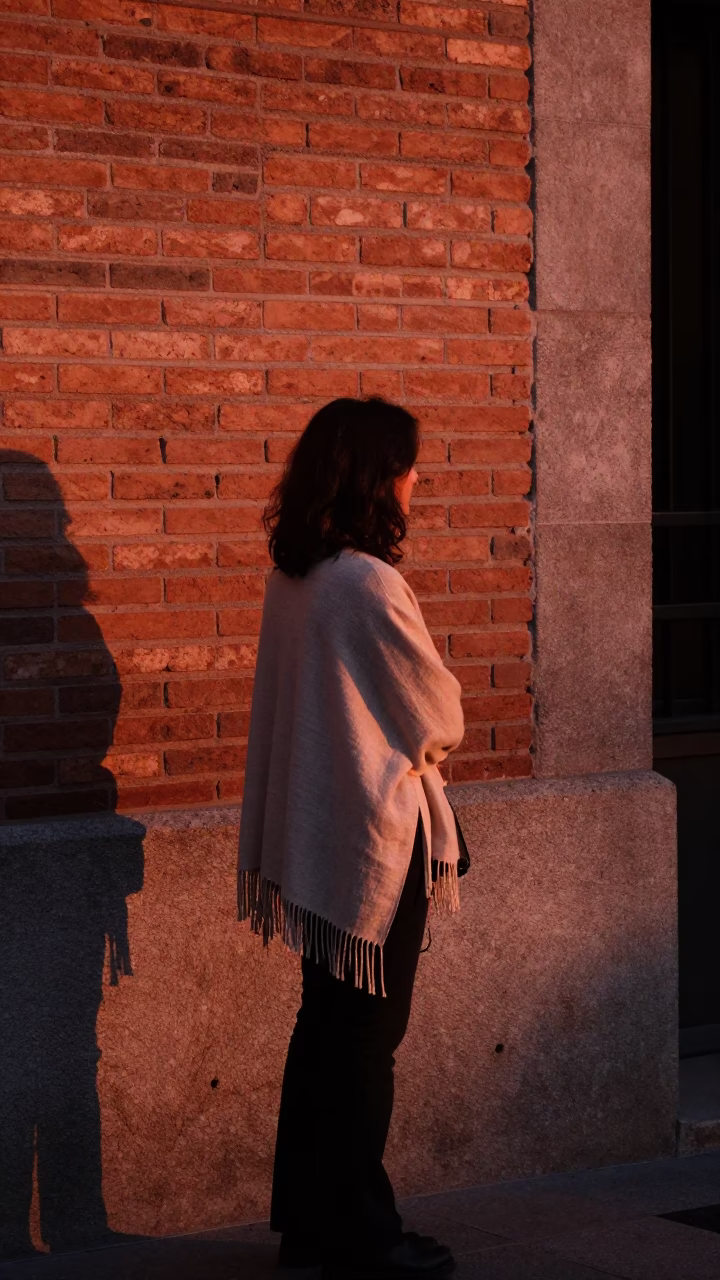 Dusk Light in Madrid at Copper-toned Light Before Dusk in in Madrid, Spain