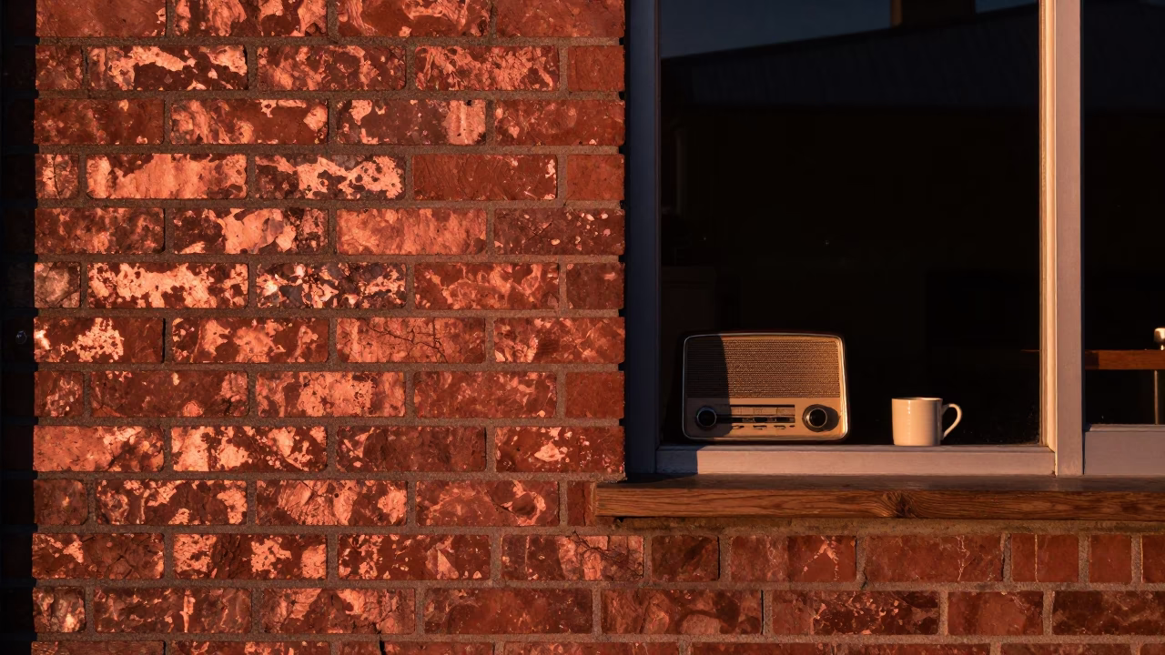 Dusk Light in Wellington at Copper-toned Light Before Dusk in in Wellington, New Zealand