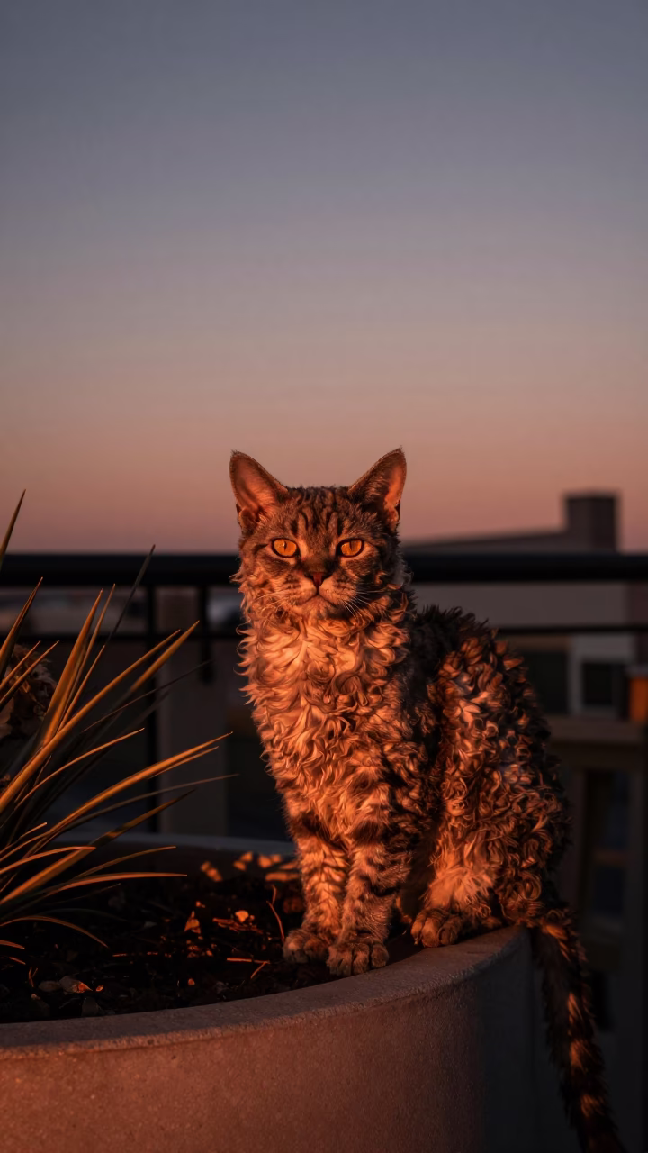 Dusk Scene at Copper-toned Light Before Dusk in Nashville in in Nashville, Tennessee, United States