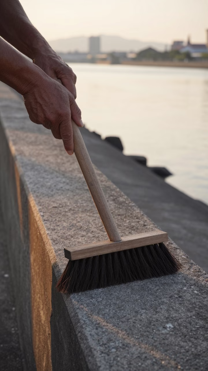 Dust Brush in Kaohsiung in in Kaohsiung, Taiwan