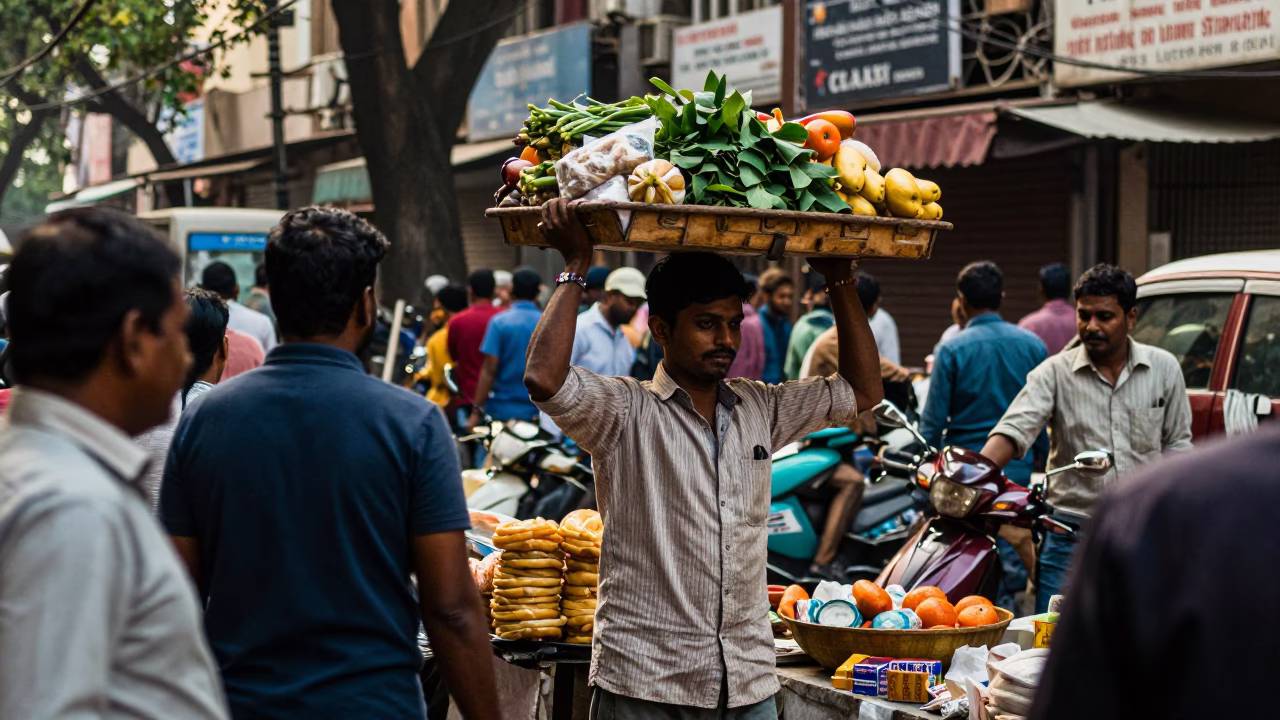 Early Afternoon at The Early Afternoon Light in Delhi in in Delhi, India